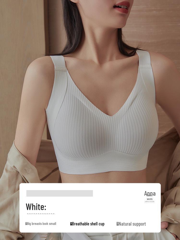 Plus Size Seamless Adjustable Bra: Enhances Support & Minimizes Bust Appearance XXL (40/90BCD)