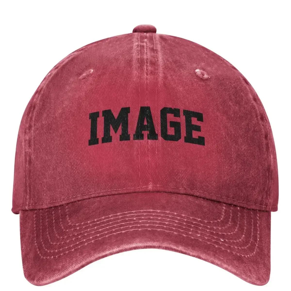 

Your Image Washed Baseball Cap Vintage Hip Hop Dad Hats Summer Unisex Adult Outdoor Sport Sunshade Baseball Caps One Size