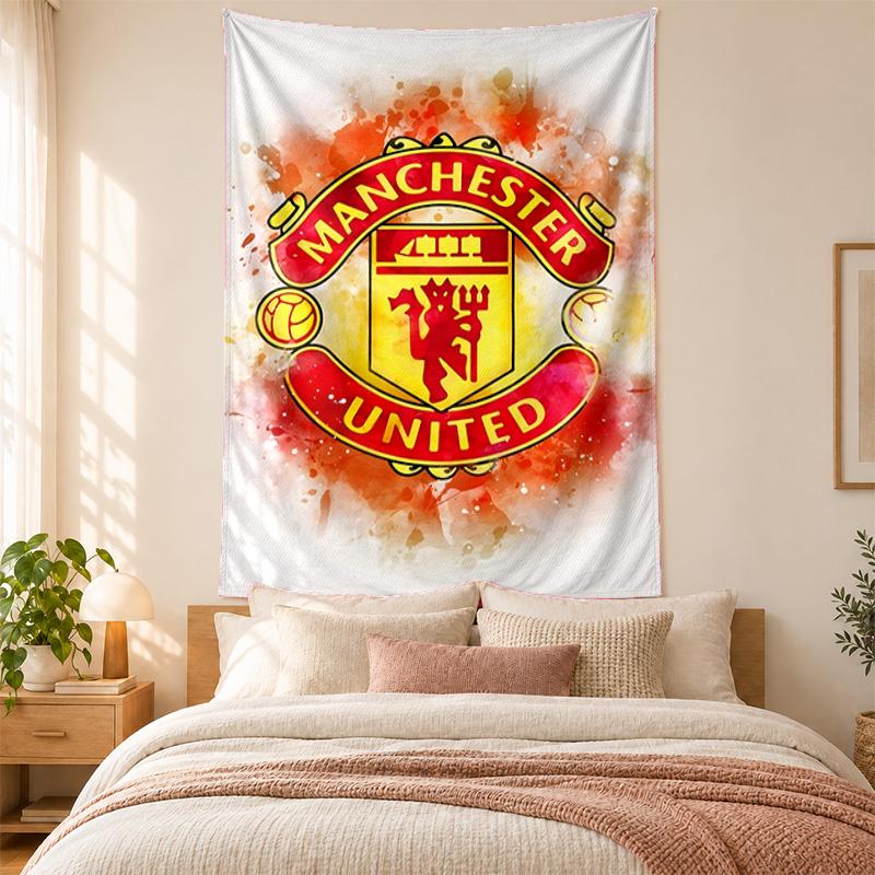 FC Manchester Tapestry Highquality for Decorating Living Room Bedroom Dorm Walls Ideal As Bedroom Wallart Orholiday Gift