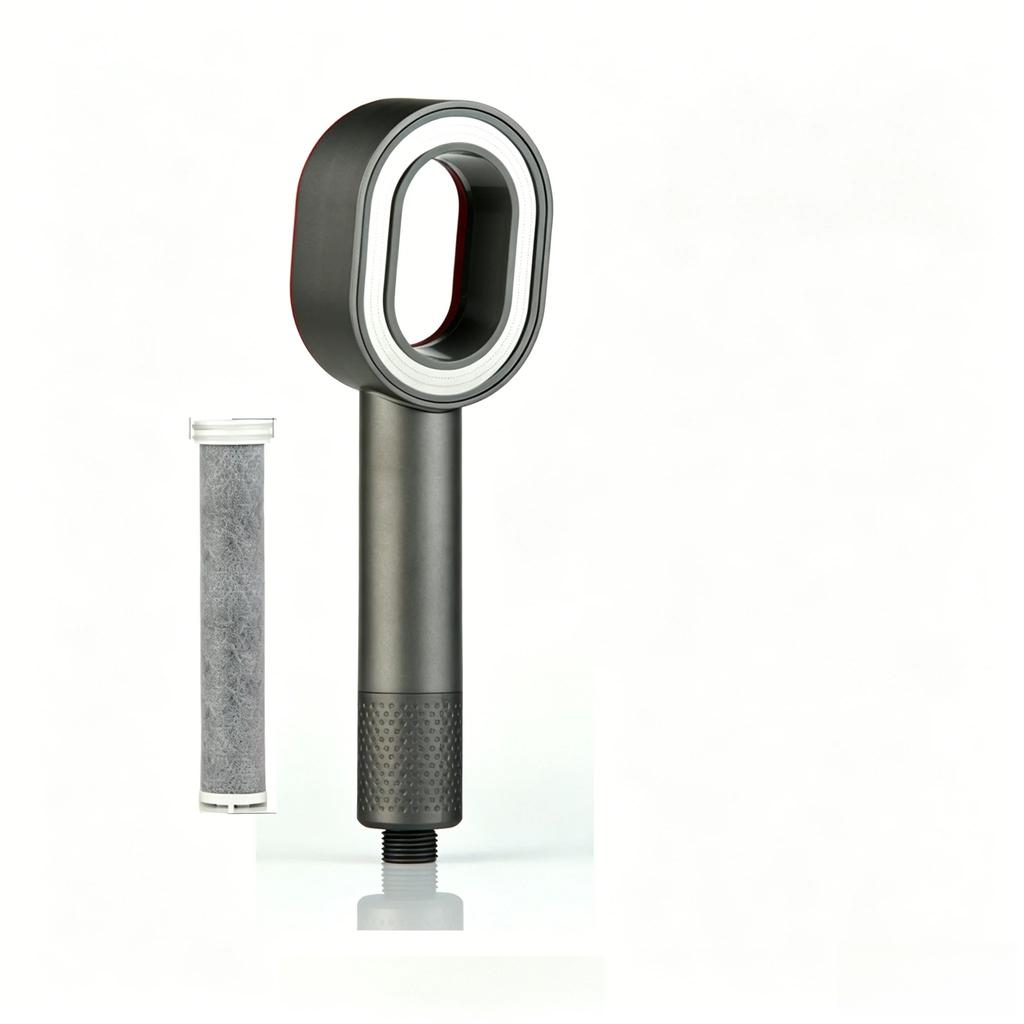 Filtered High Pressure Shower Head, Water Saving Design, Purifies Shower Water, Practical Bathroom Accessory