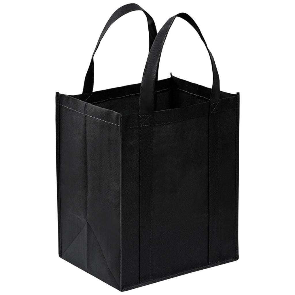 Sacolas de Compras Reutilizáveis - Bolsa Tote 38x32x24 cm Para Mercearia Fundo Espesso de Plástico Suporta 50 kg, Dobrável e Com Alças Reforçadas