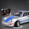 1/24 Porsche 911 964 Carrera RS Alloy Car Diecasts & Toy Vehicles Car Model Sound and Light Pull Back Car Toys for Kids Gifts