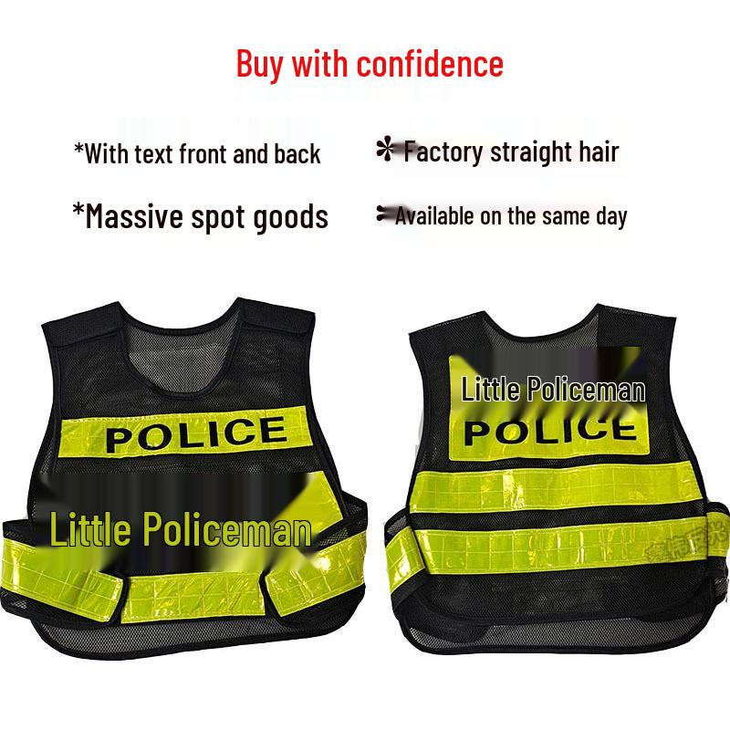 High-Visibility Reflective Safety Vest for Traffic and Construction Workers