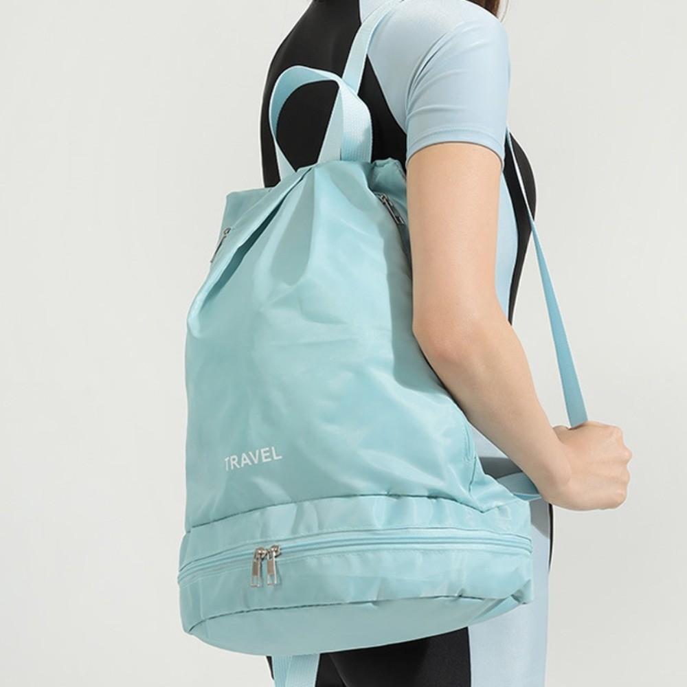 Wasserdichte Schwimmtasche mit Schuhfach, Nass- und Trockentrennung, Strandtasche, leichte und einfache Fitnesstasche für Jungen und Mädchen