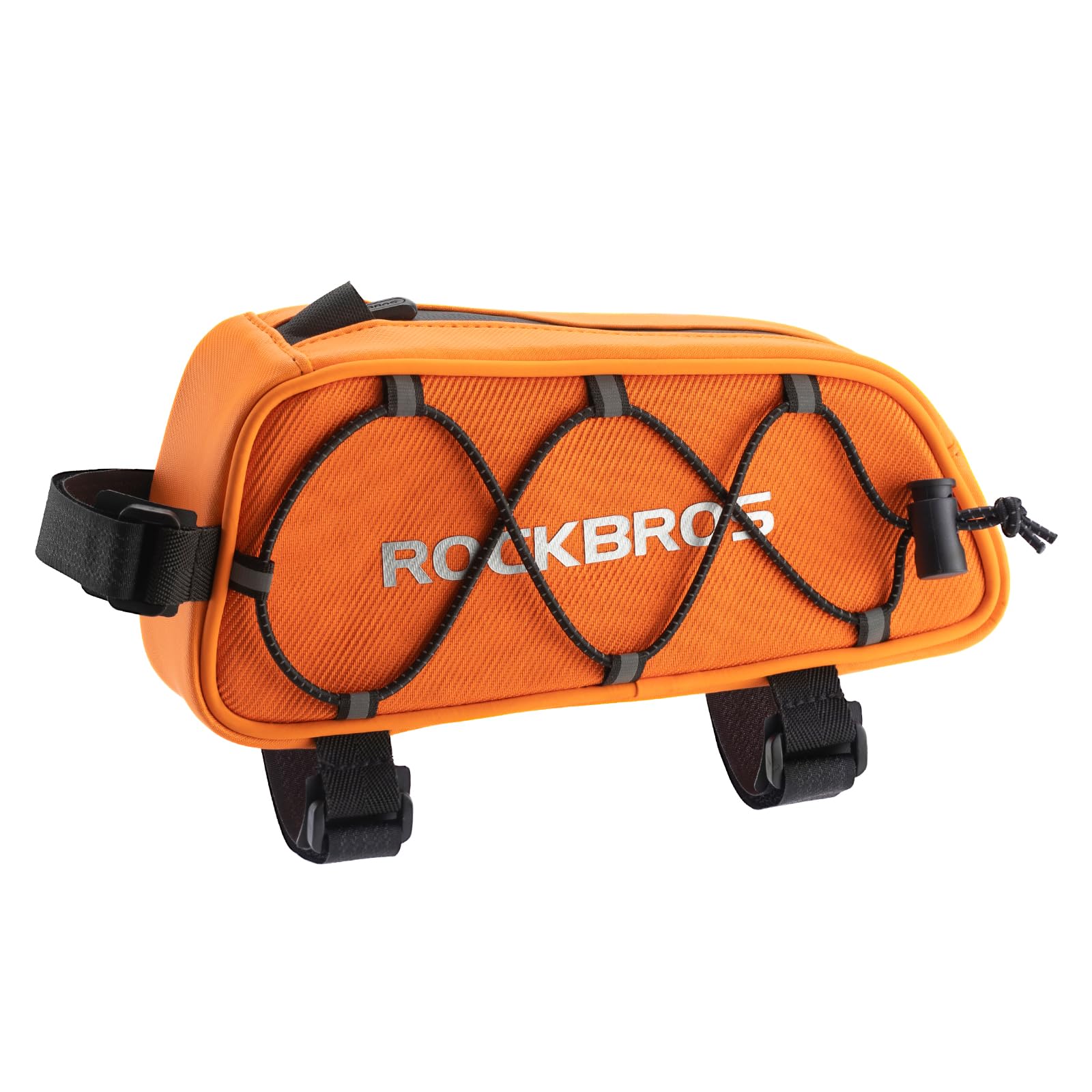 

ROCKBROS Велосипедная сумка на верхнюю трубу рамы, 1 л, для мелких предметов, легко совместима с iPhone Pro и Galaxy, сумка, сумка, сумка, вместимость, легкая, оранжевый