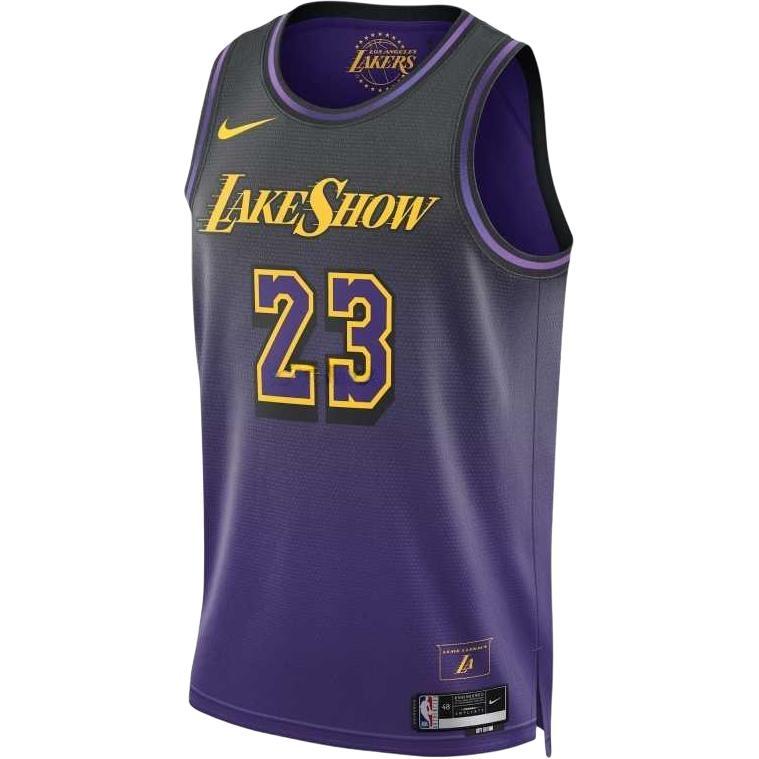 Nike Los Angeles Lakers 2024/25 City Edition Jersey Lebron James Men s FQ4346-504 M