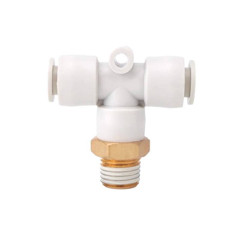 SMC KB2T Series Three-Way Male Thread Pneumatic Quick Connector for 4-16mm Air Hose