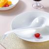 Grote Keramische Soeplepel, Rijstlepel, Tafellepel, Bone China, voor Thuis En Hotelgebruik, Puur Wit Henry Grote Opscheplepel, 1 Delige Set