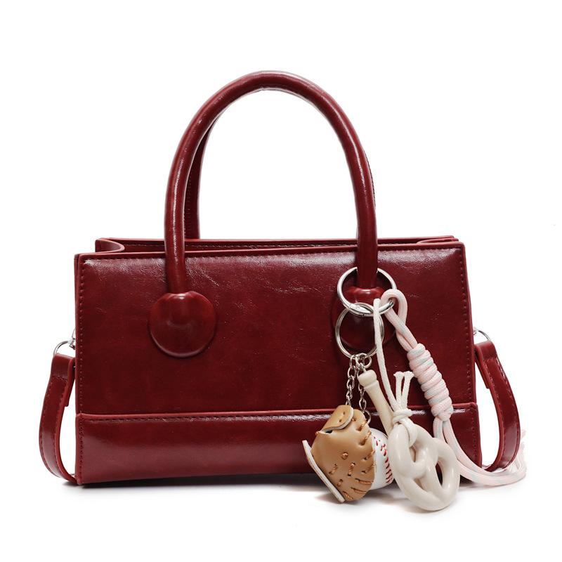 Small Bag Women's New Portable Small Square Bag Fashionable Versatile Commuter Messenger Bag