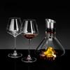 High-end waterfall Jinshan decanter household set light luxury crystal glass red wine glass wine bottle fast