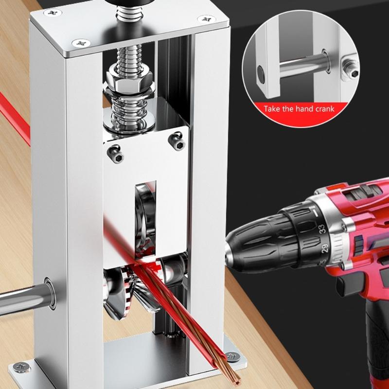 Manual Wire Stripping Machine 1-21mm Diameter Wire Peeler Machine Hand Crank Operated,Scrap Cable Strippers