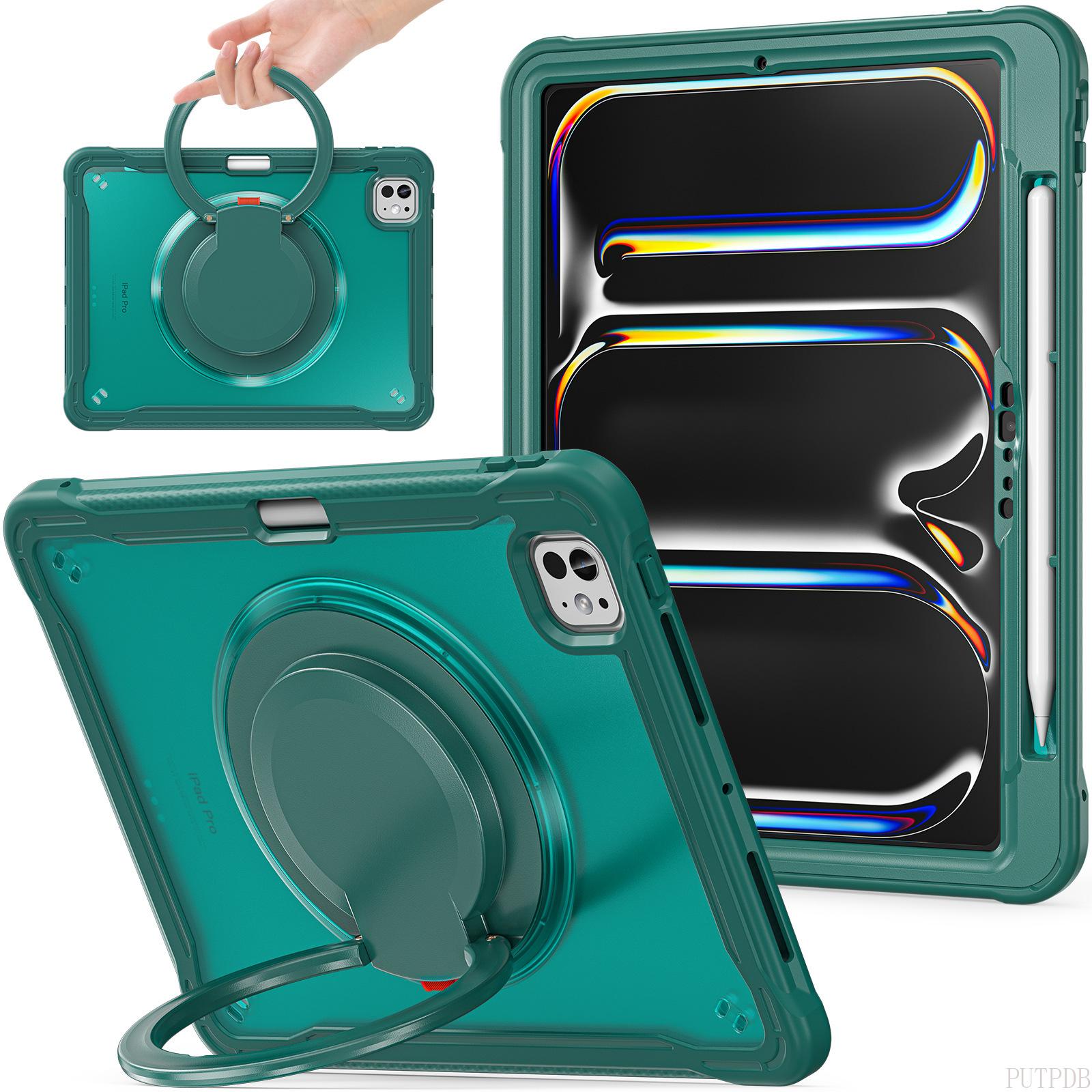 Hoesje Voor iPad Air 11  A2902/A2903/A2904 Schokbestendige Cover iPad Pro 13 12.9 3 4 5 6e 10.9 10 9 7 8 10.2 Mini6 Standaard Funda iPad 7th 8th 9th10.2