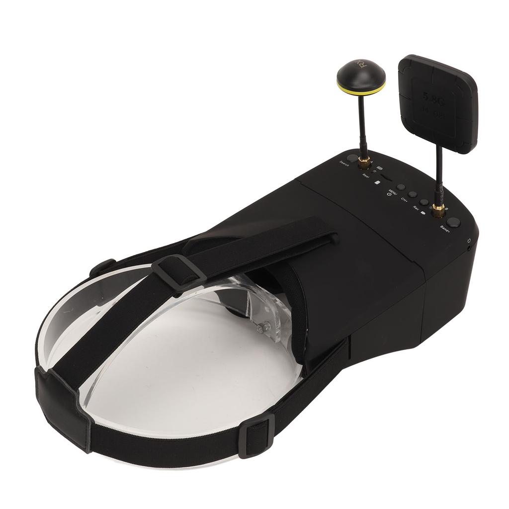 FPV Goggles DVR 5 Inch 5.8Ghz 40CH 800x480 Inbuilt 2000mAh Battery Ergonomic RC Drone Goggles for Quadcopter RC Car