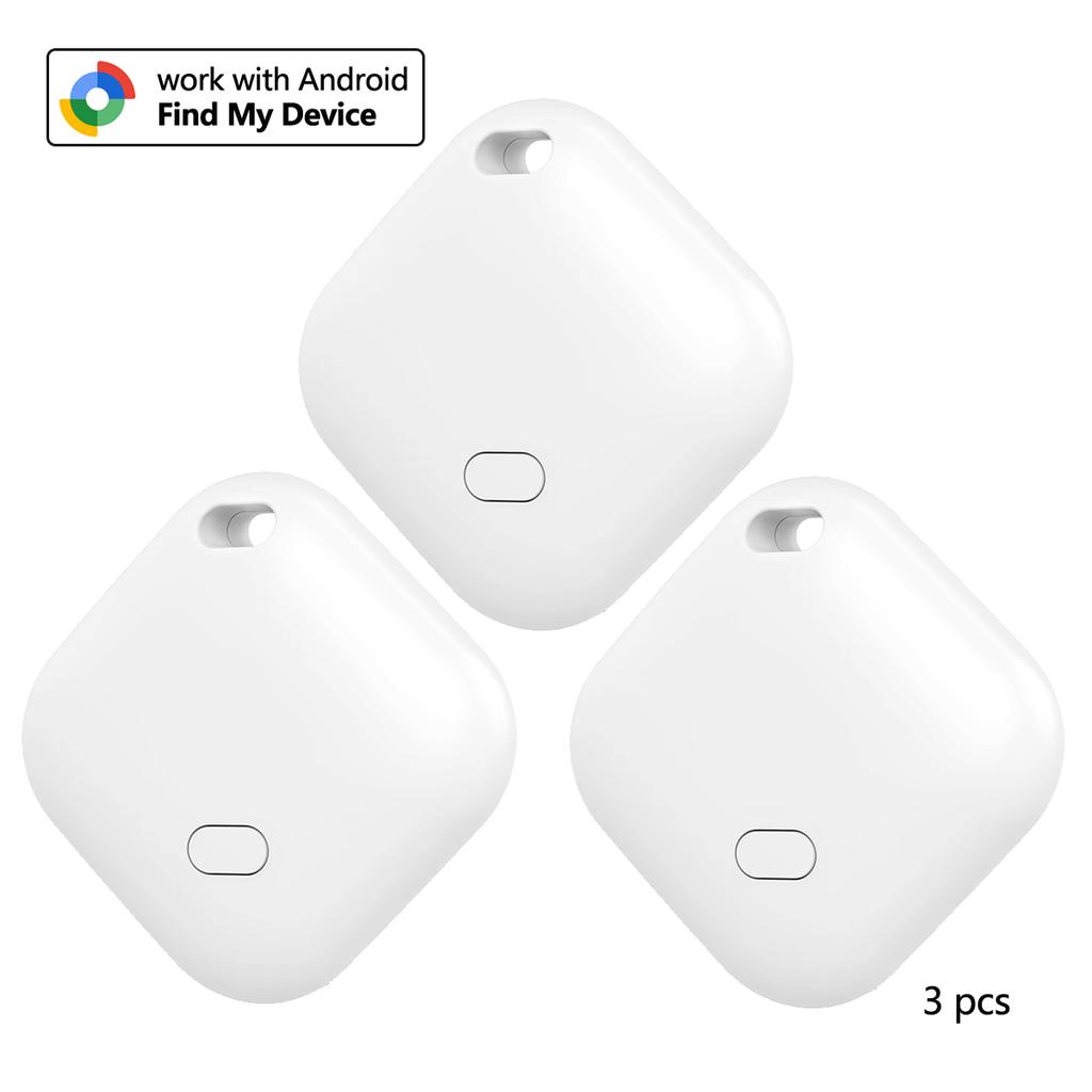 Mini GPS Tracker Tag for Android System Google Find My Device Portable Locator Key Bag Anti-Lost Smart Bluetooth Tracker