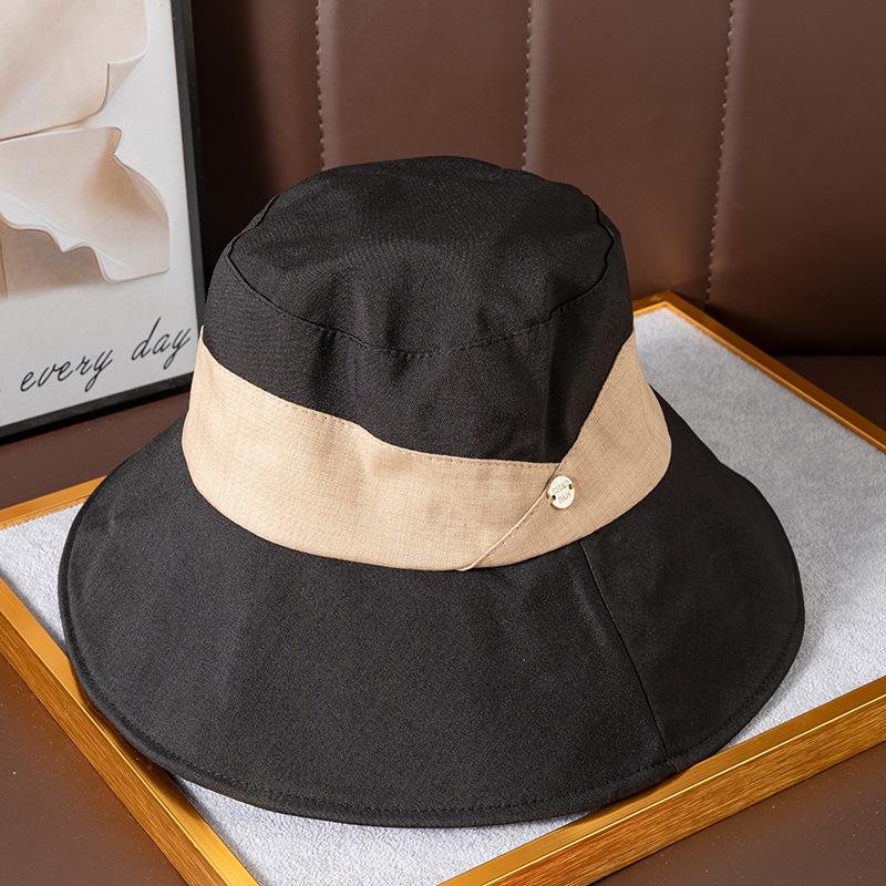 Summer Hat Women's Bucket Hat Sunshade Sun Protection Hat Summer Outdoor UV Protection Big Brim