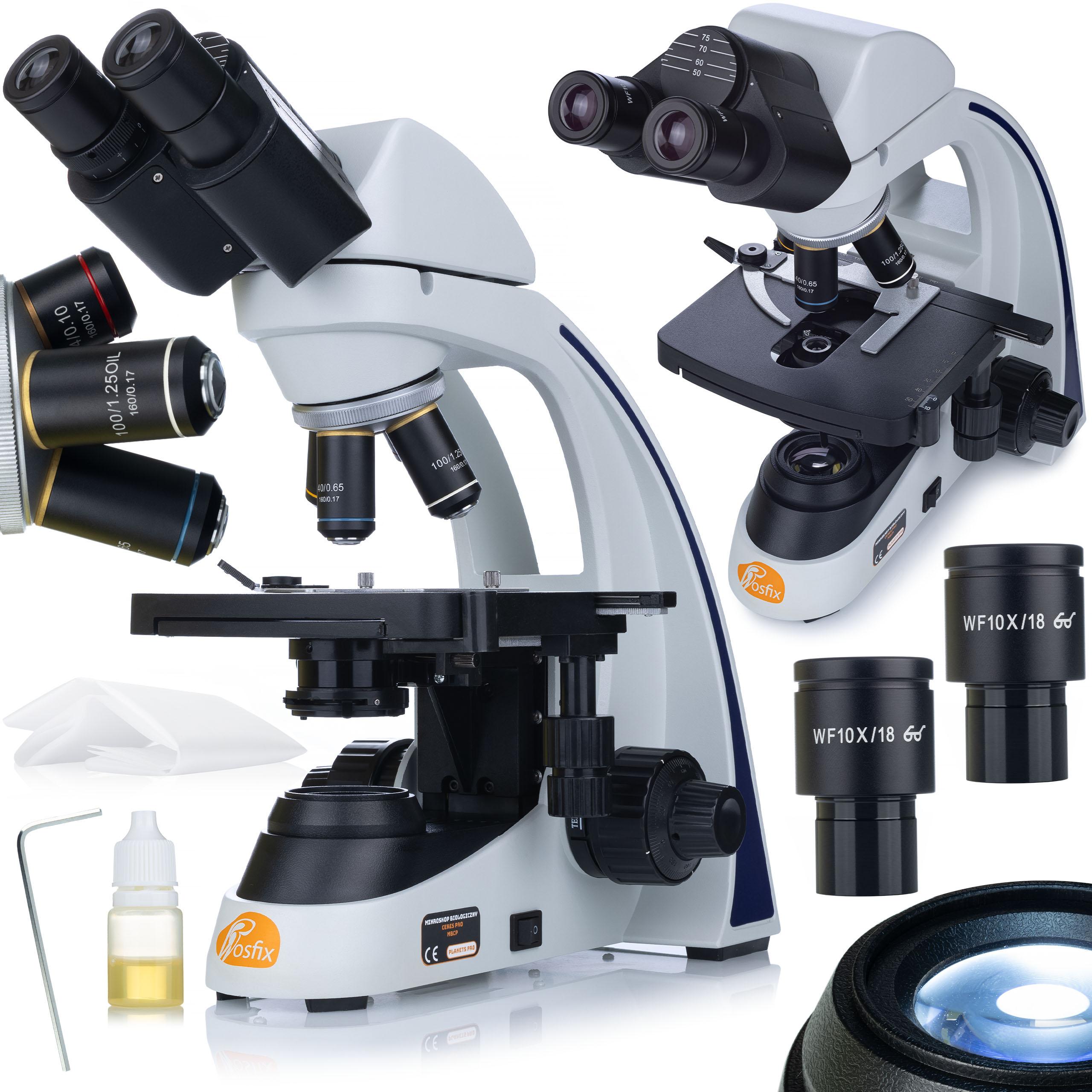 

Rosfix Mikroskop Biologiczny Ceres Pro MBCP – Kompaktowa Konstrukcja | Regulacja Dioptrii ±5 | Wysoka Jakość Optyki