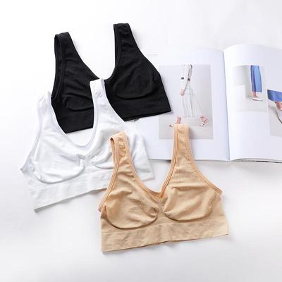 Damen Sport-BH ohne Polster Schlaf-BH Unterwäsche Schlaf Yoga Sport-BH Weste Übergröße Top Keine Schwamm-Einlegepolster Bralette