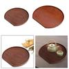 Wood Serving Tray Round Cheese Board Dinner Tray Snacks Plate Food Tray for Centerpiece Living Room Ottoman Coffee Table Decor