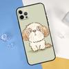 Cartoon Shih Tzu Dog Phone Case For iPhone 16 Pro Max 13 12 Mini 11 14 15 Pro Max XR 16 15 Plus 16e Cover Shell
