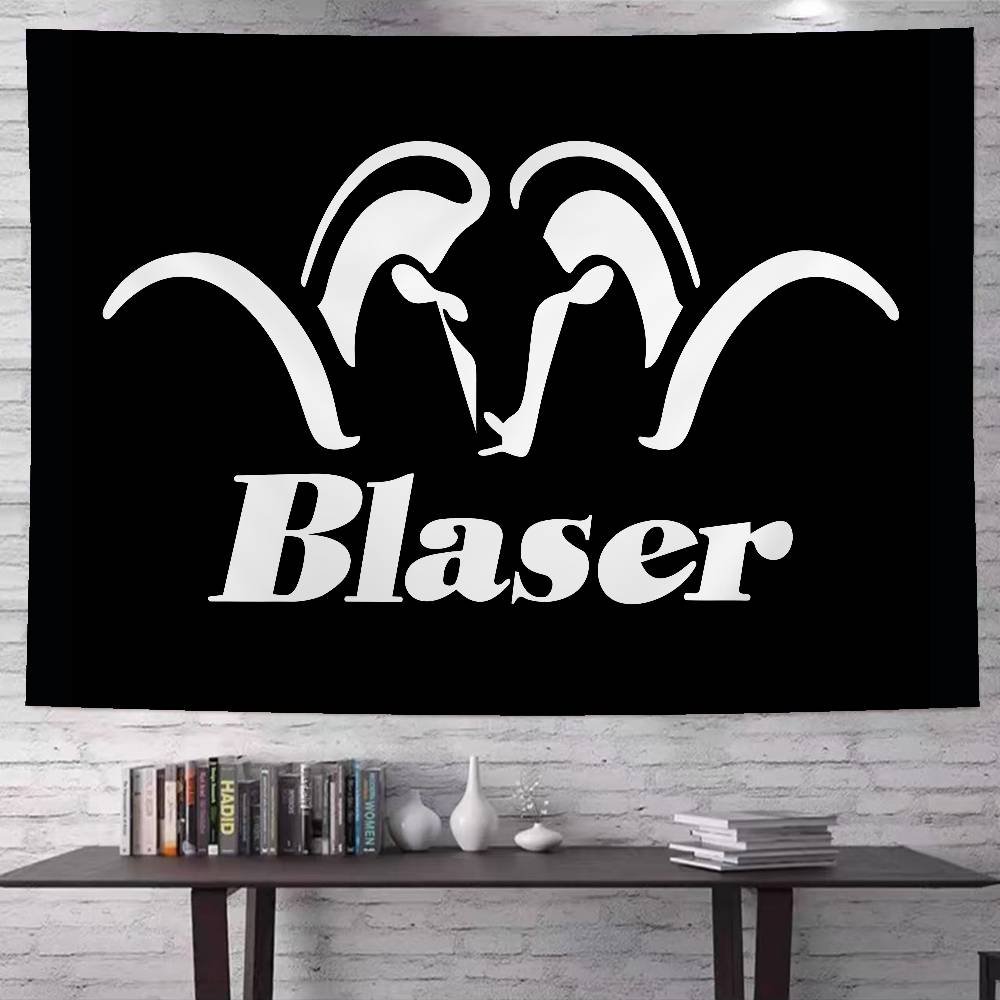 Blaser Logo Tapestry Art Printing Japanese Wall Tapestry Anime Wall Hanging Home Decor