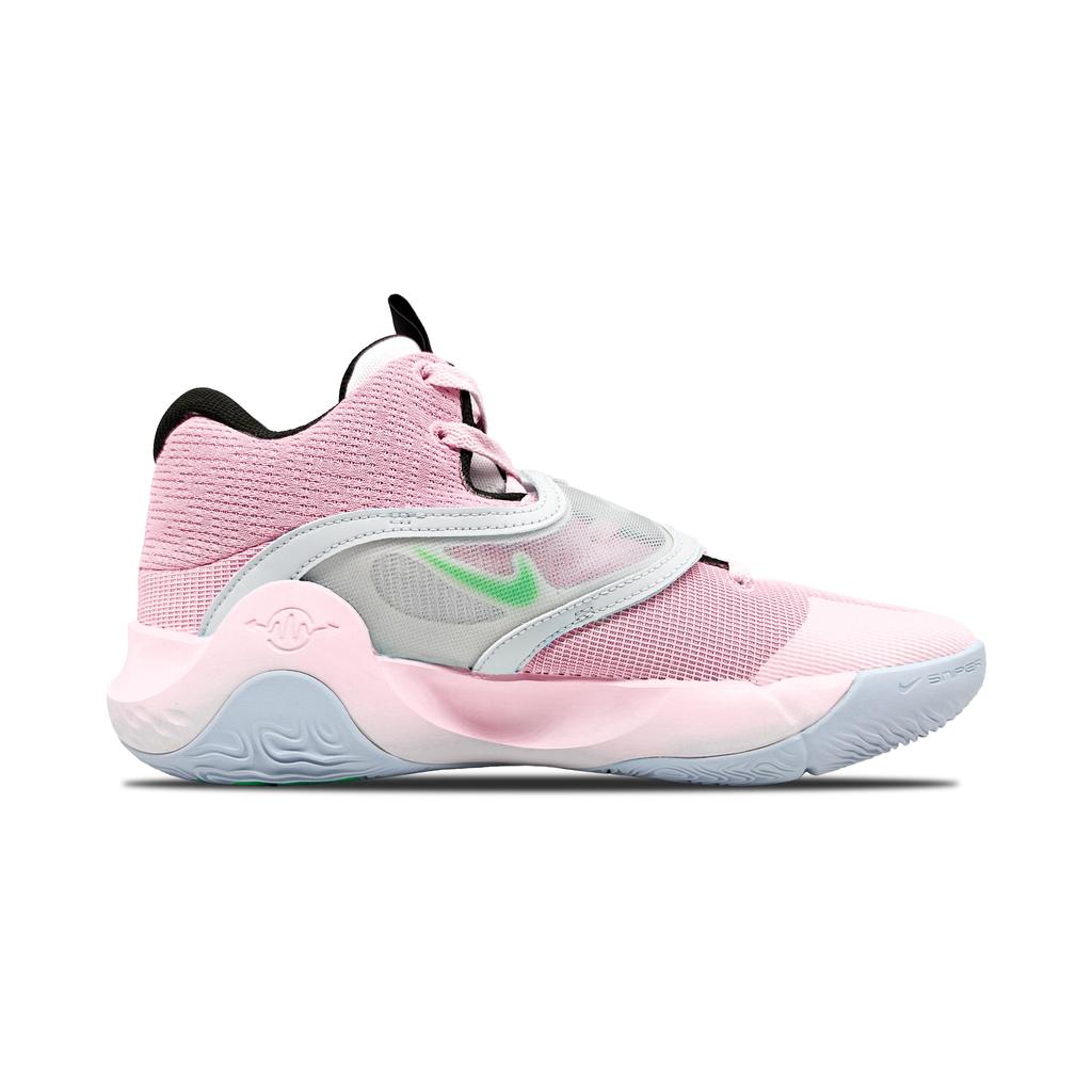 Nike KD Trey 5 X Slip Resistant Slip Resistant Mid top Basketball Shoes Men's Pink White Green DJ7554-014(Team282-)