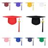 Bachelor 2025 Graduation Cap Doctor Trencher Cap Academic Hat with Tassels  Student Supplies