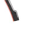 2×Carbon Fiber CD Seat Heat Console Sticker Trim For Mercedes Benz GLA CLA A-W