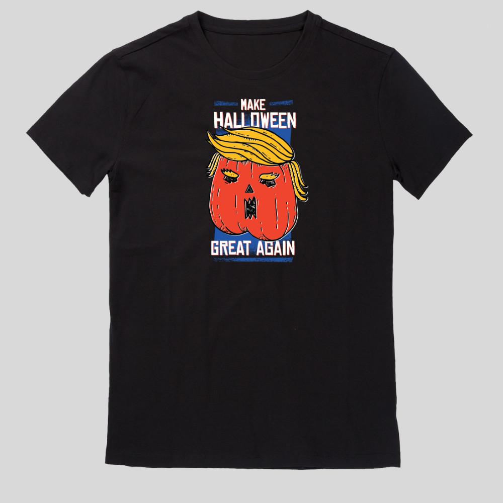 Trumpkin Halloween Kürbis T-ShirtWird in neuem Fenster oder Tab geöffnet
