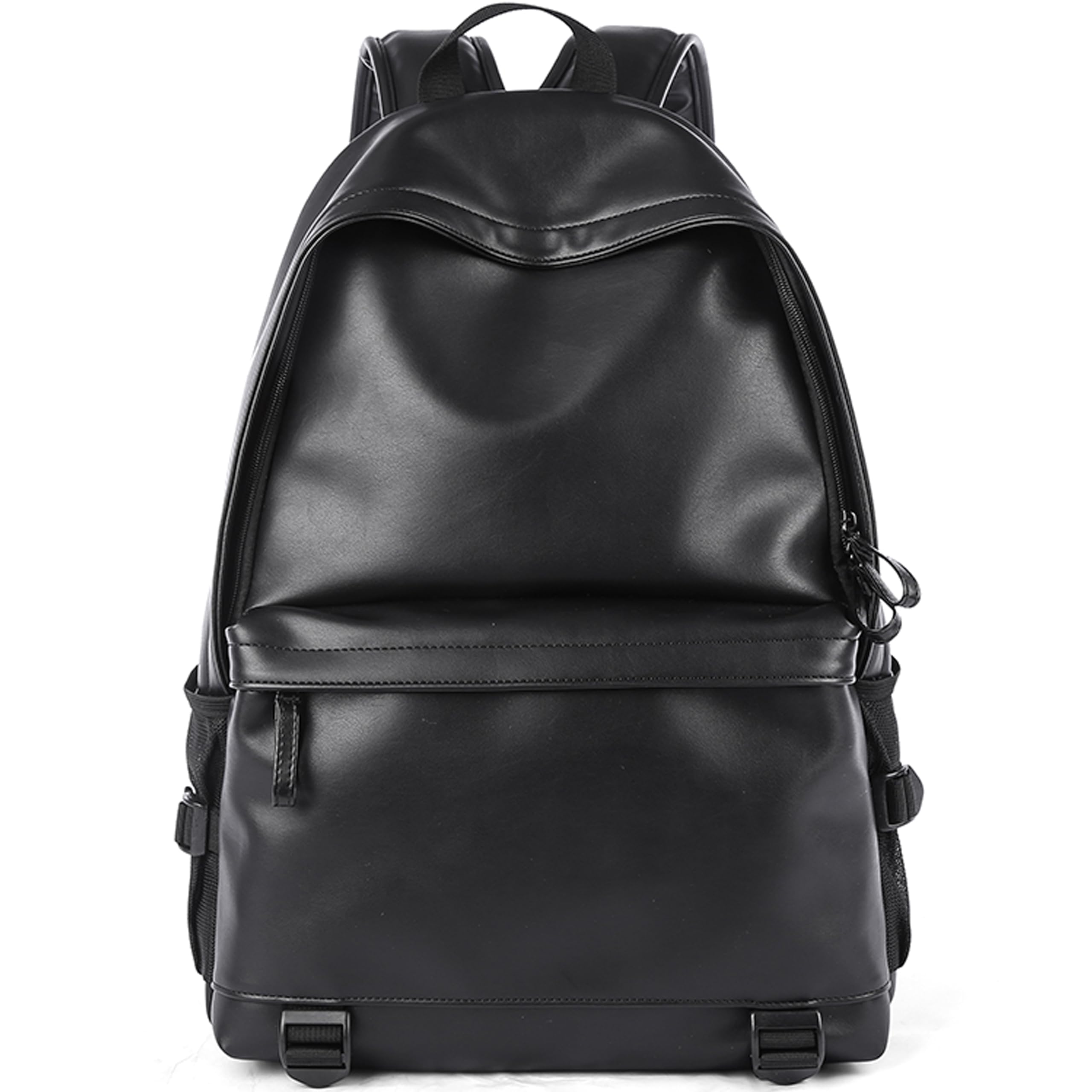 

PU Leather Backpack for Business PU Water Can Store For Business Black [MATE ELAN] Men, Backpack, Leather, Repellent, Multifunctional, 16-inch PC,