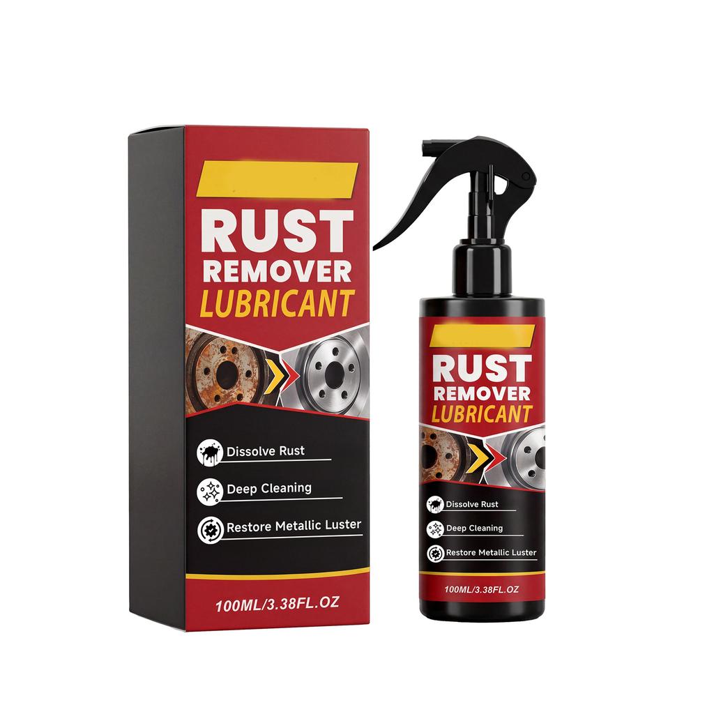 Spray do usuwania rdzy samochodowej 100 ml Czyścik do metalu Ruda Smar do usuwania plam rdzy i konserwacji polerującej części pojazdu