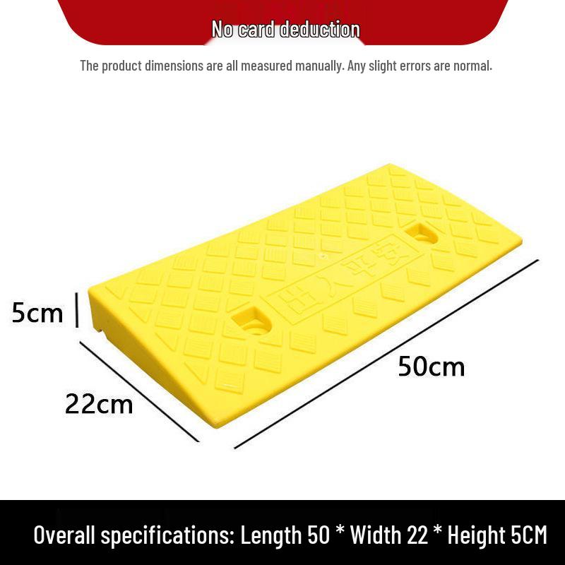 Plastic Uphill Ramp & Curb Speed Bump Pad