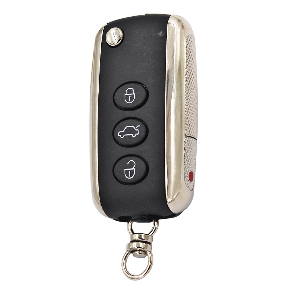 Ecusells Smart 3/4 Button Remote Key 315Mhz/ 433mhz ID46 for Bentley Continental GT GTC Flying Spur FCC KR55WK45031 KR55WK45032