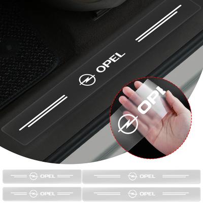 4Stk. Autoschwellerschutz Transparentes Dekoratives Abzeichen 3D-Aufkleber Für Insignia Astra Antara Meriva Zafira H G Corsa