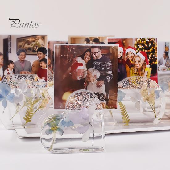 Creative Business Card Holder Silicone Mold Heart Cloud Rainbow Flower Shape Card Clip Mould Epoxy Resin Mold