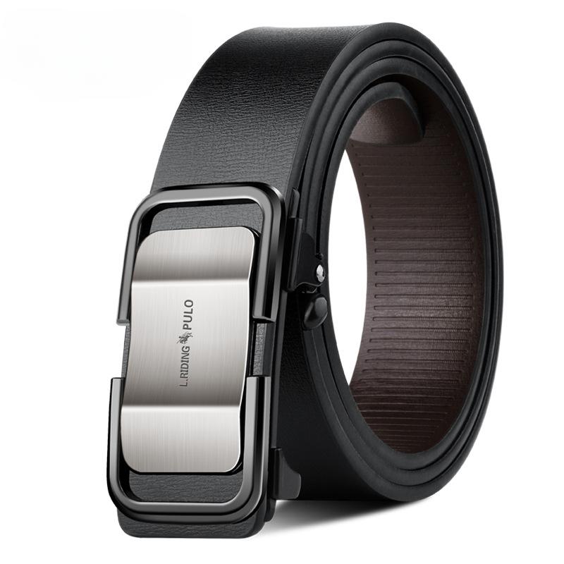 

Ремень PULO высокого качества с беззубым внутренним ремнем с автоматической пряжкой для повседневных брюк 110cm