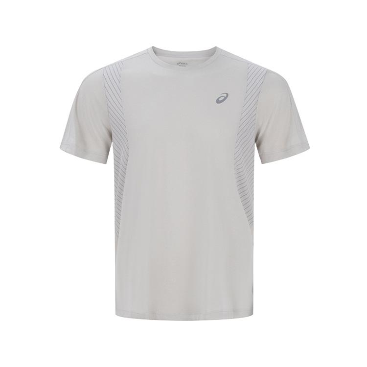 Asics Moisture Wicking Quick Dry Reflective Night Running Comfortable Sports Short Sleeve Men tops 2011D624-020