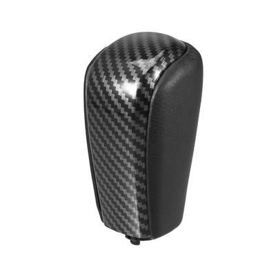 VekAuto Toyota Auto Gear Shift Knob for Land Cruiser Prado 2009-2017 Durable Black Carbon Fiber Pattern No Drilling Faux Leather
