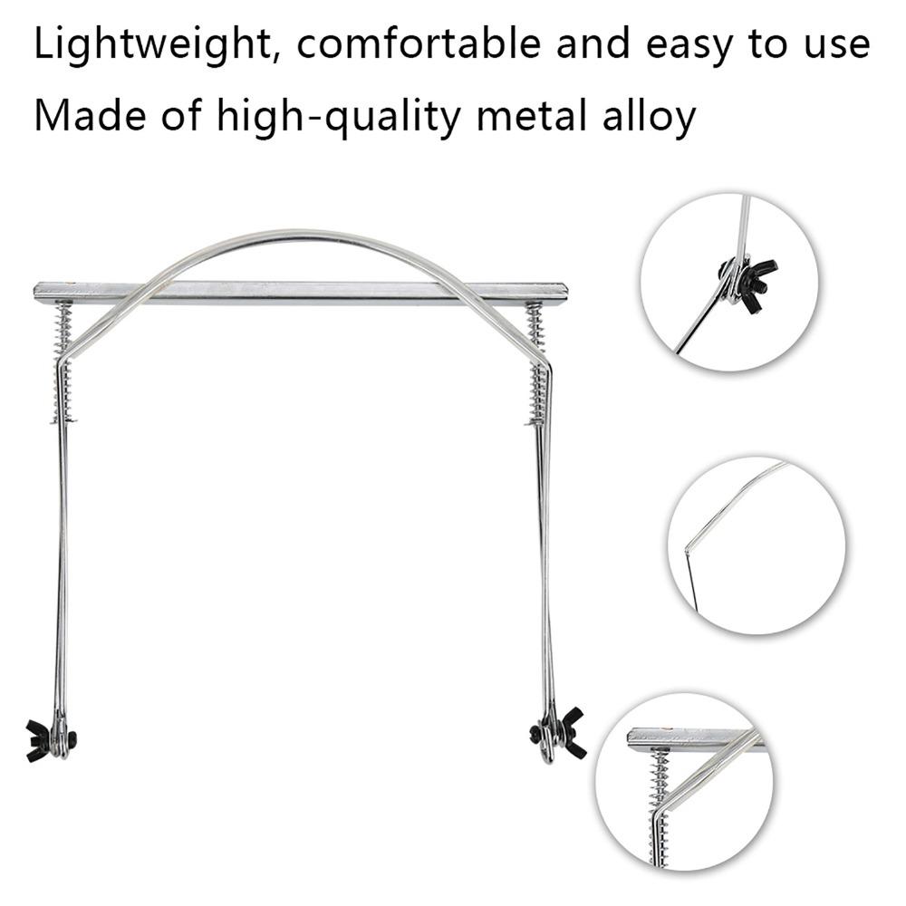 Adjustable Holder Harmonica Neck Stand Metal Wind Instrument Accessories  Harmonica Playing