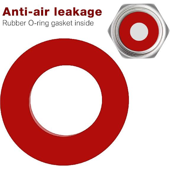 20 Pieces Tire Valve Stem Caps Brass Tire Valve Caps Silver Hexagon Shape Dust Proof Covers With Rubber O Ring For Car Truck Motorcycles Bike And