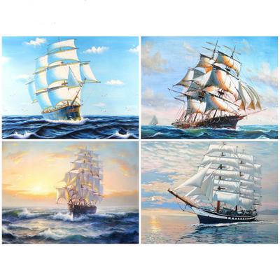 Nave diamante pittura punto croce regalo artigianale fai da te 5D diamante mosaico ricamo modelli paesaggistici