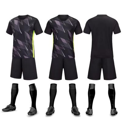 Children'S Football Jersey Set Short-Sleeved Student Class Uniform Sports Football Jersey Team Game Children'S Training Jersey Printing