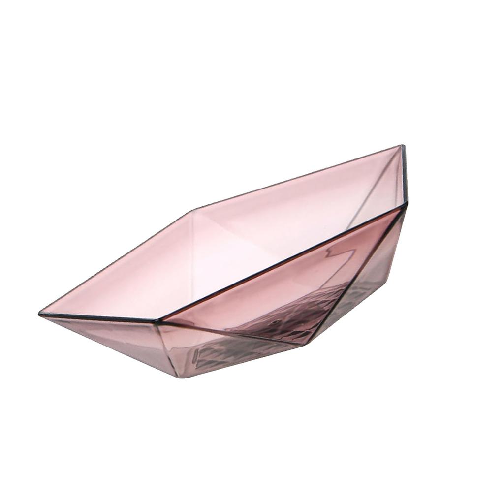 Obstschale Großes Fassungsvermögen Geometrisch Unzerbrechlicher Kunststoff Snacks Salat Servierschüsseln Tabletts für Zuhause