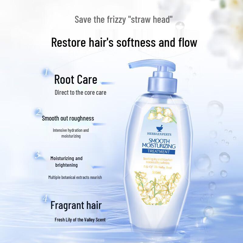 HERBAEXPERTS Japanese Floral Repair Shampoo & Conditioner Set (500ml)