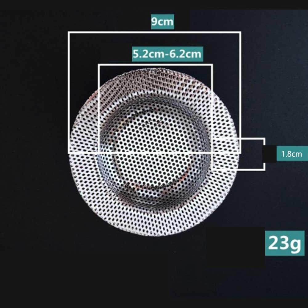Heavy Duty Stainless Steel Sink Filter Strainer for Kitchen and Bathroom Use