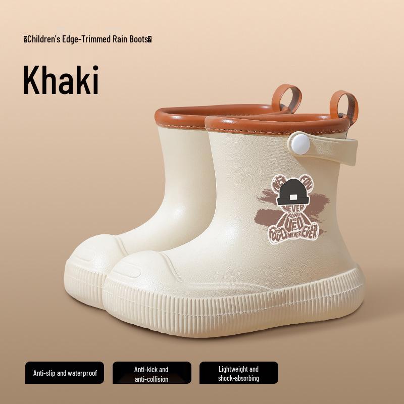 Dětské vodotěsné gumové holínky - Protiskluzové, vysoké provedení do školy