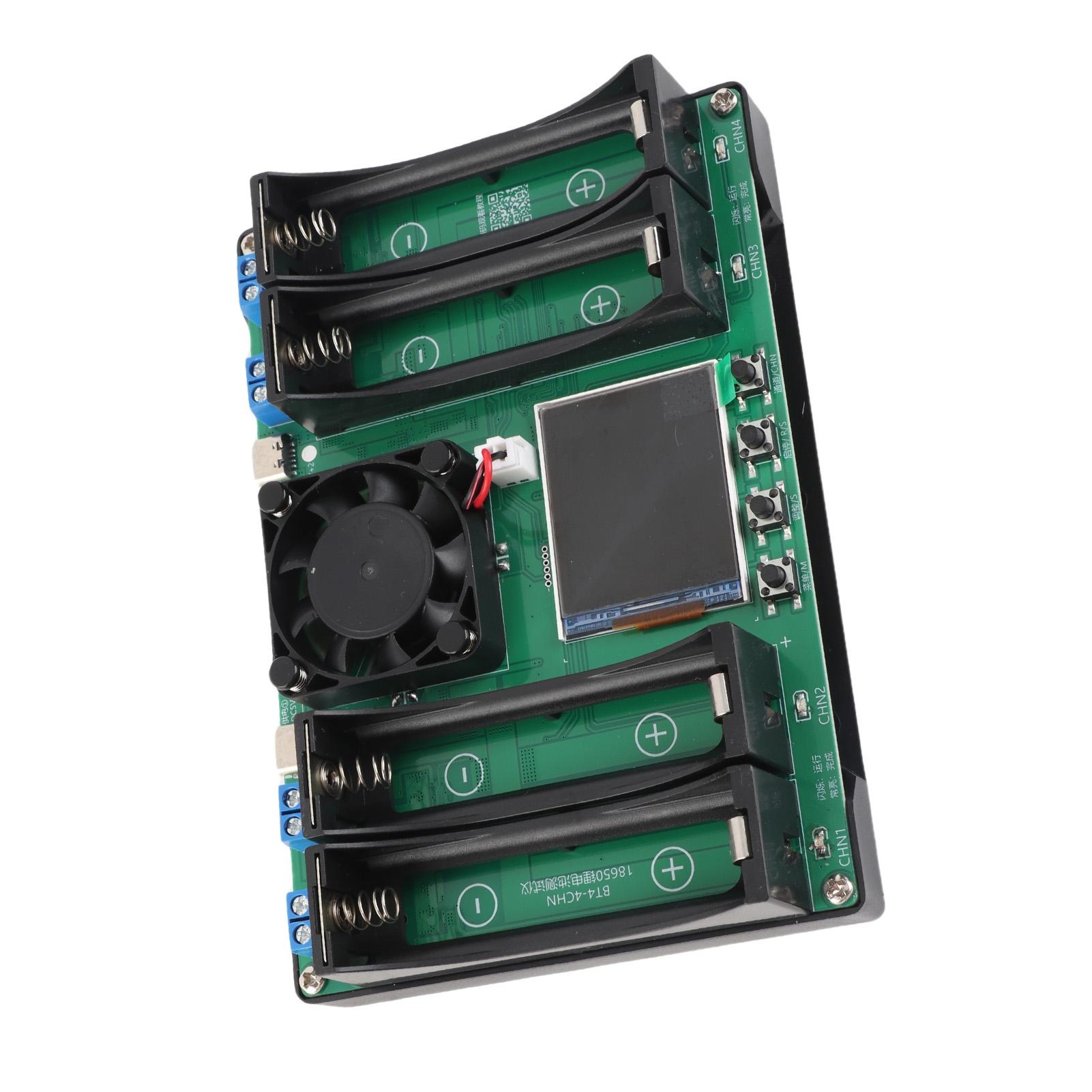 

Battery Capacity Tester 4 Channel Automatic Cyclic Charging Discharging Battery Internal Resistance Meter DC5V