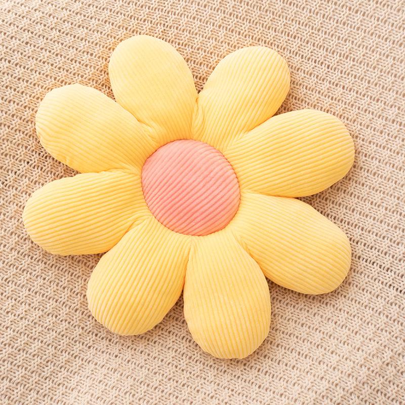 Petal Daisy Cushion: Sunflower Pillow for Office Chairs, Floors & Futons