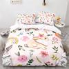 Copripiumino Animali Cartoni Animati Simpatico Set Letto Coniglio Arcobaleno Microfibra Fauna Selvatica Copripiumino Misura Singola Per Bambine Bambini Stanza Kawaii
