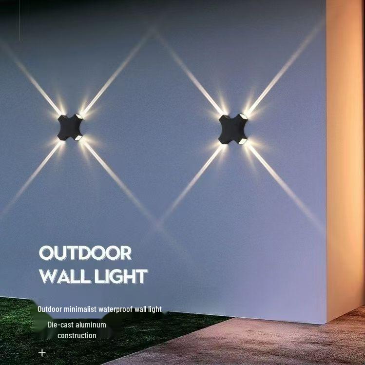 Cross-border LED Wall Light for Indoor/Outdoor Use: Starlight Design for Villas, Hotels, Corridors, Balconies, and Gardens