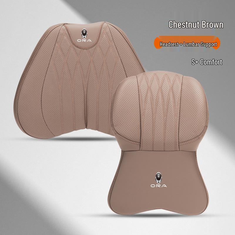 Good Cat Car Headrest & Lumbar Pillow Set for ORA Lightning/Ballet Cat Models